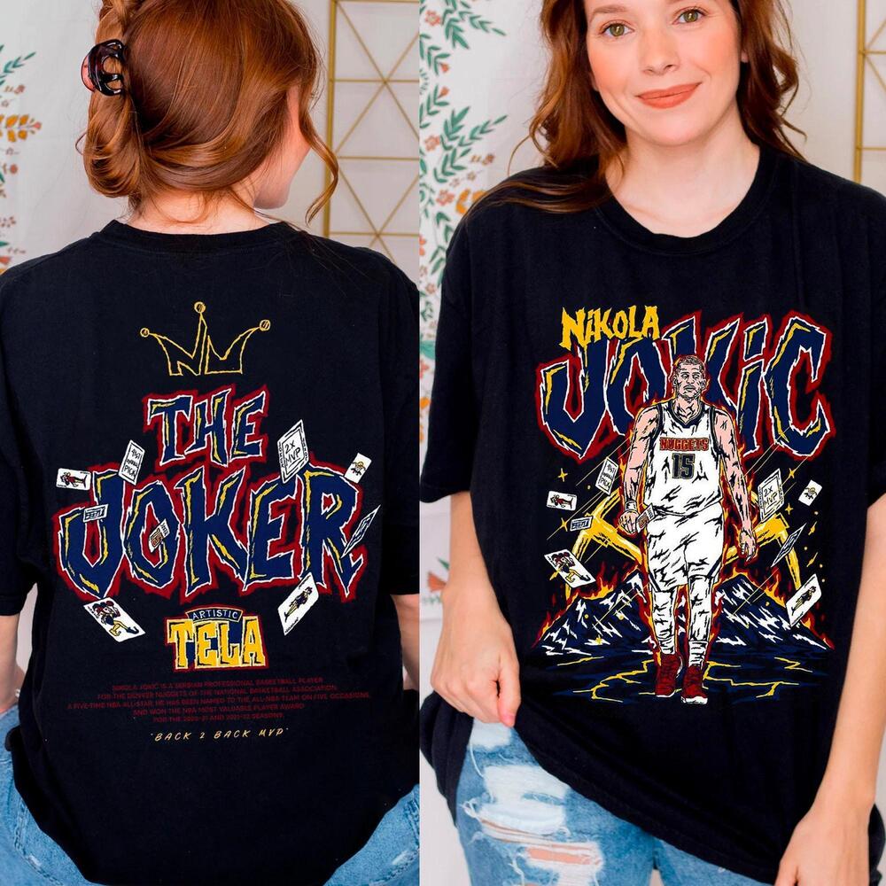 Nikola Jokic Shirt 2 Sided The Joker 2 Sided
